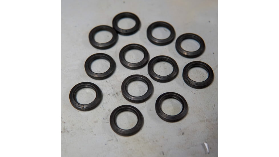 AIM Sports Inc AR-15 .223/5.56 Crush Washer, 12 Pack, Black, Small, ACWA1