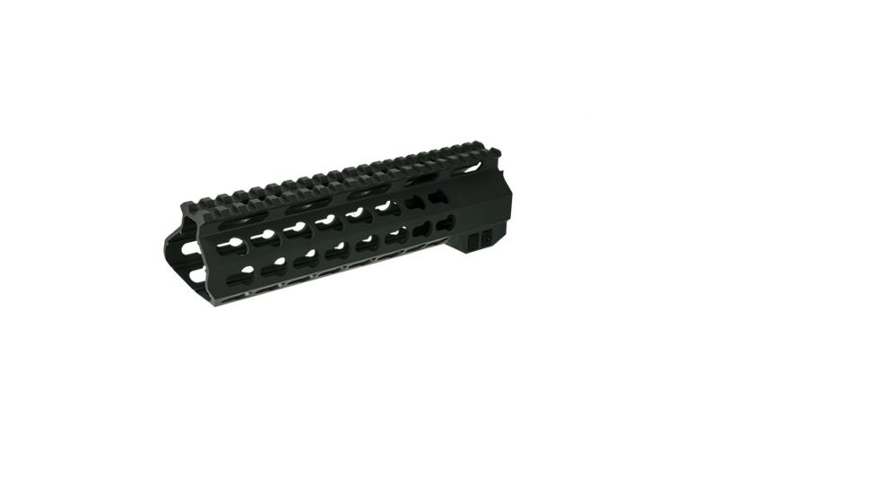 AIM Sports Inc AR-15 Free Float Keymod Handguard, 10 inch, Thin-film ceramic coating, Battle Grey, MTK556C-COG