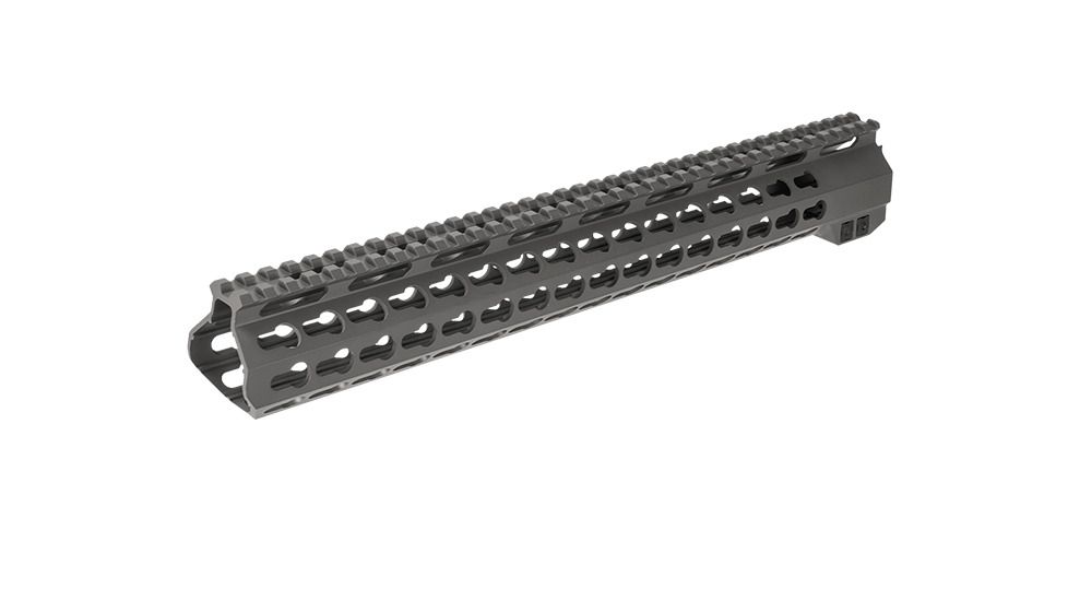 AIM Sports Inc AR-15 Free Float Keymod Handguard, 15 inch, Thin-film ceramic coating, Olive Drab Green, MTK556R-CBG
