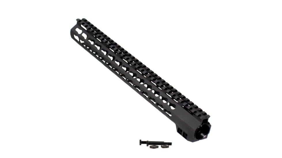 AIM Sports Inc AR-15/M4 KeyMod Handguard Gen II, 13.5in, Black, Medium, MTK556M