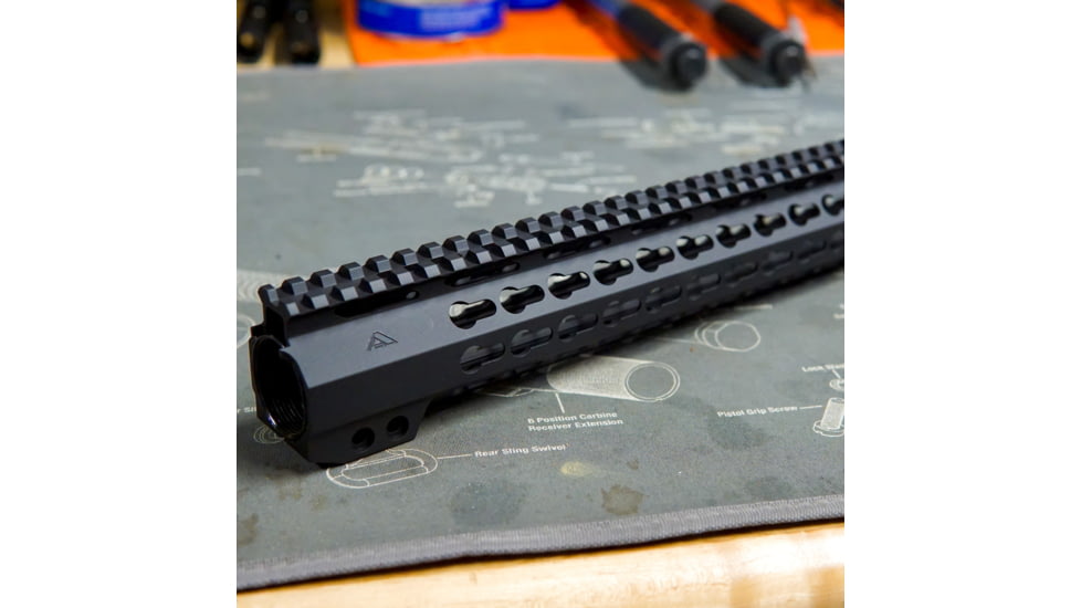 AIM Sports Inc AR-15/M4 KeyMod Handguard Gen II, 13.5in, Black, Medium, MTK556M