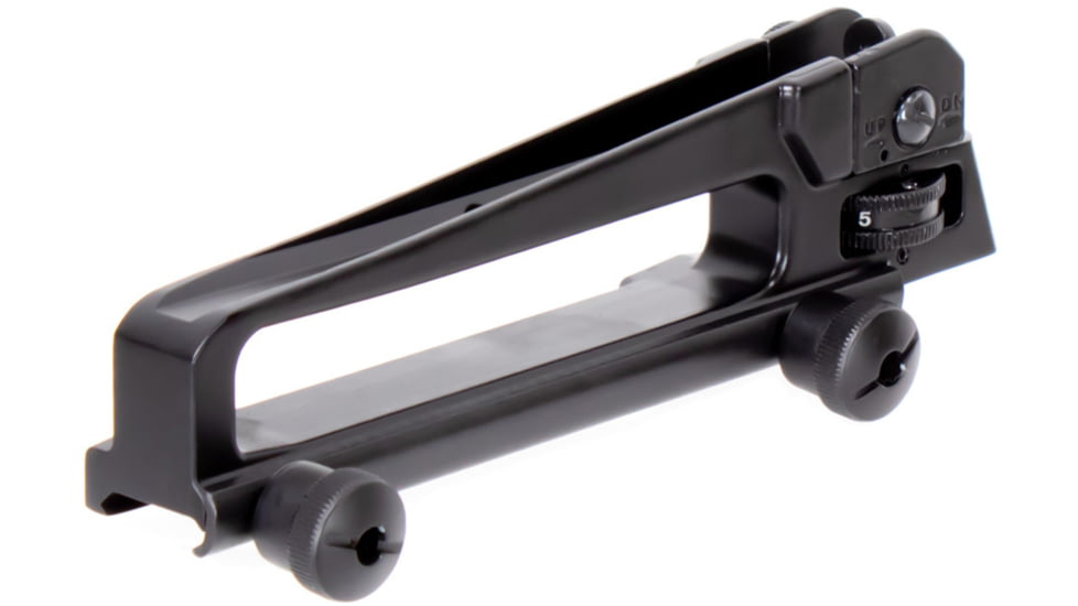 AIM Sports Inc AR Detachable Carry Handle A2 Design w/Windage &amp; Elevation, Black, Small, MT017