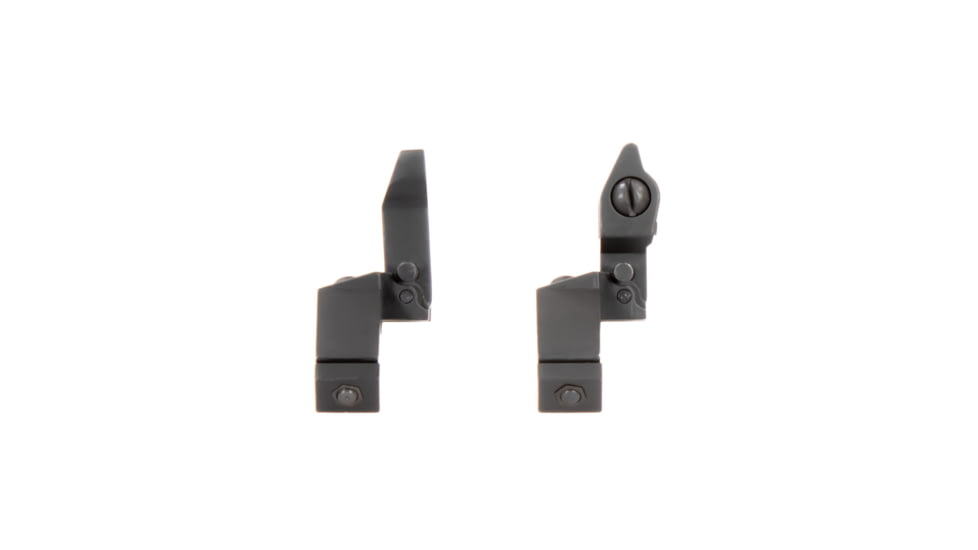 AIM Sports Inc AR Low Profile 45 Degree Flip-Up Sight Set, Black, Small, MT45FS