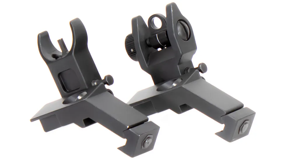 AIM Sports Inc AR Low Profile 45 Degree Flip-Up Sight Set