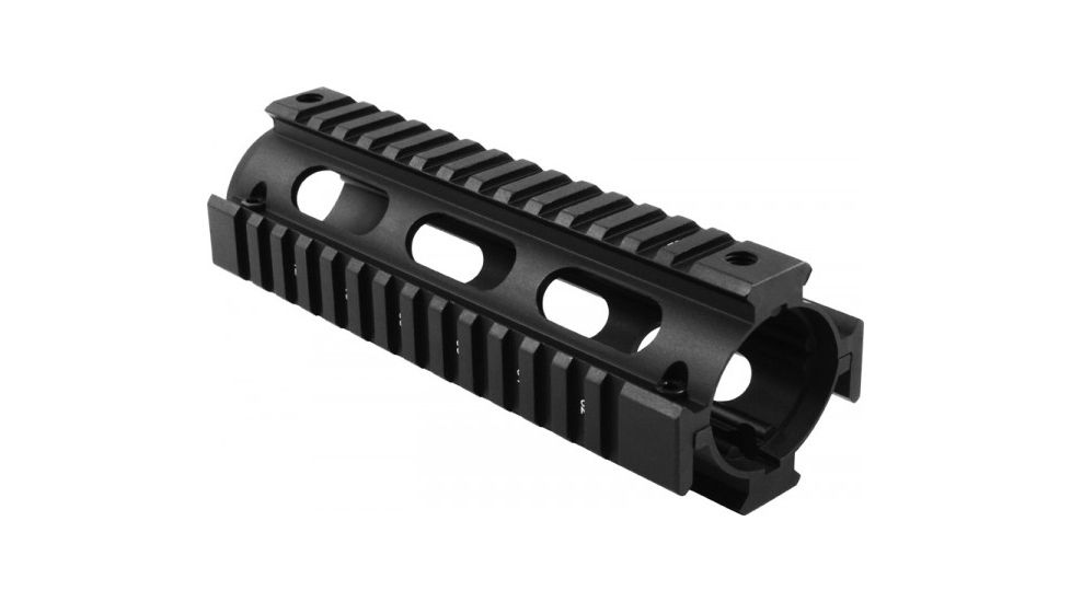 AIM Sports Inc AR/M4 Combo Kit/Carbine Quad Rail/Flip Up Sights/Vertical Grip/V1 ACAR01