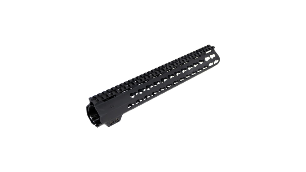 AIM Sports Inc AR10/LR308 13.5in High Keymod .308 Handguard, Black, Medium, MTK13H308
