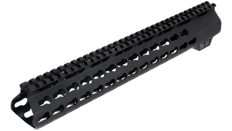 AIM Sports Inc AR10/LR308 13.5in High Keymod .308 Handguard, Black, Medium, MTK13H308