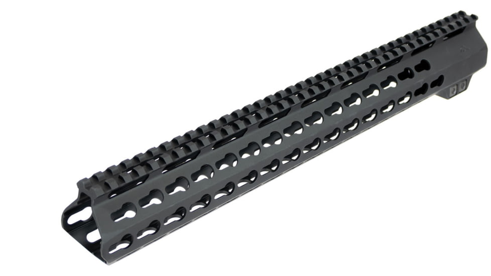 AIM Sports Inc AR10/LR308 15in High Keymod .308 Handguard, Black, Medium, MTK15H308