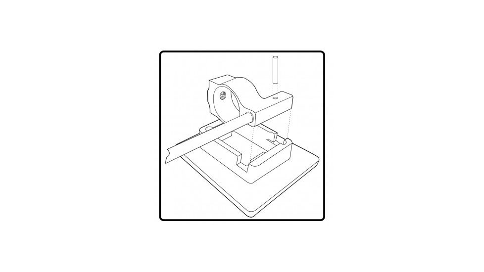 AIM Sports Inc AR15 Gas Block / Tube Roll Pin JIG, Black, PJGBJ