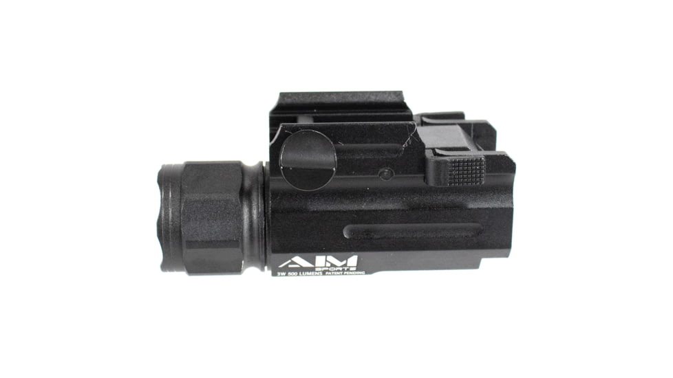 AIM Sports Inc Compact 3W 500 Lumen Weapon Lights, Black, FQ500