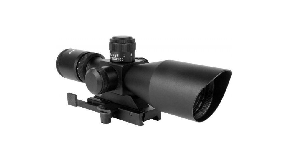 AIM Sports Inc CQB Combo 3-9x40 Scope/Red Dot/QR Mount/Mil-Dot Reticle JSRMC01