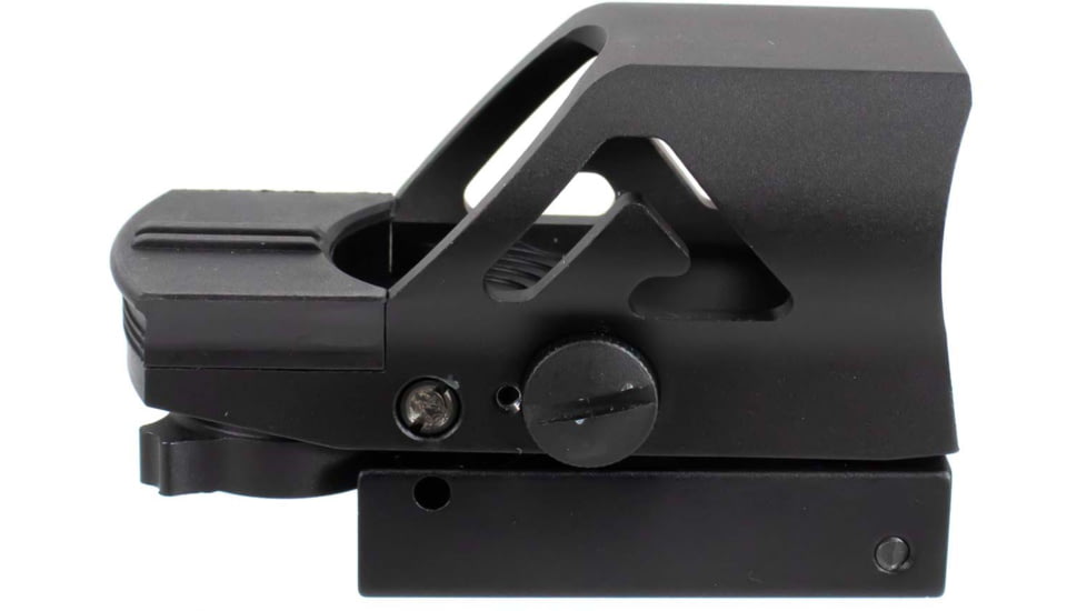 EDEMO AIM Sports Inc Dual-Illumination 1x34mm Red Dot Reflex Sigh W/4 reticle patterns, Red/Green Dot Reticle, Aircraft Grade Aluminum, Black, RT5-06C, EDEMO1