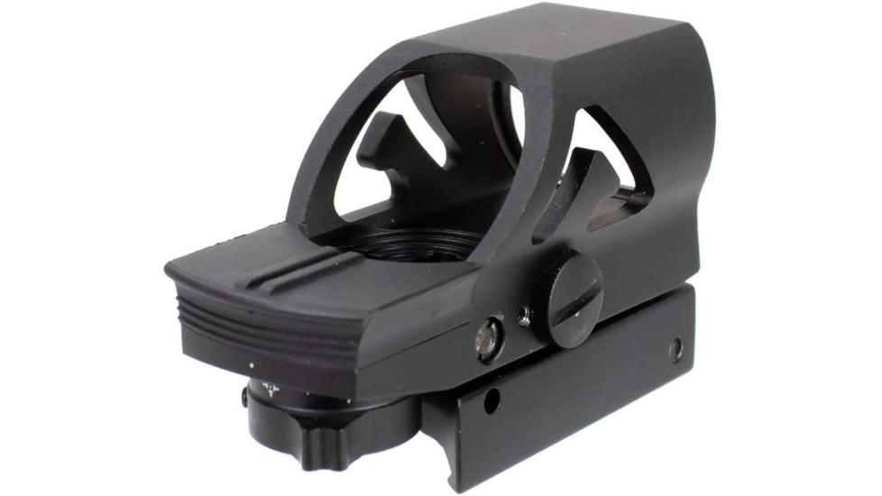 EDEMO AIM Sports Inc Dual-Illumination 1x34mm Red Dot Reflex Sigh W/4 reticle patterns, Red/Green Dot Reticle, Aircraft Grade Aluminum, Black, RT5-06C, EDEMO1