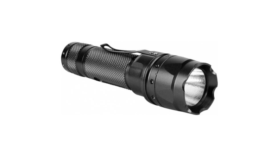 AIM Sports Inc Flashlight - 180 Lumens w/ Offset Mount, Black, Small FHD180B