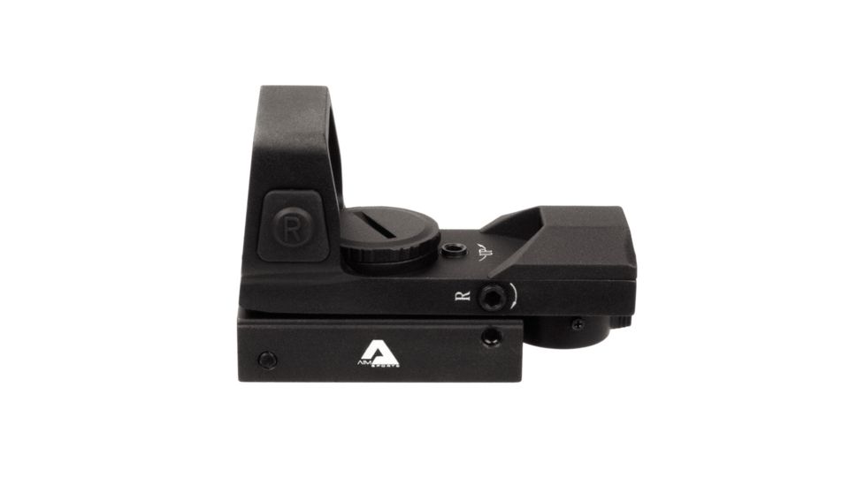 AIM Sports Inc Full-sized 1x33mm Red Dot Reflex Sigh, Red/Green Dot Reticle, Aircraft Grade Aluminum, Black, RT5-03F