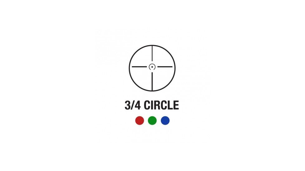 Illuminated Red/ Green/ Blue 3/4 Circle