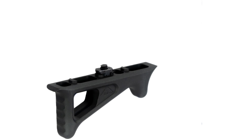 AIM Sports Inc M-LOK Angled Fore Grip/Hand Stop, Anodized Black, 810099630756