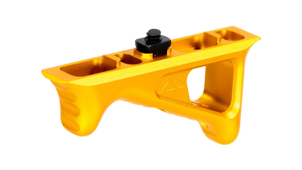 AIM Sports Inc M-LOK Angled Fore Grip/Hand Stop, Anodized Gold, 810099631111