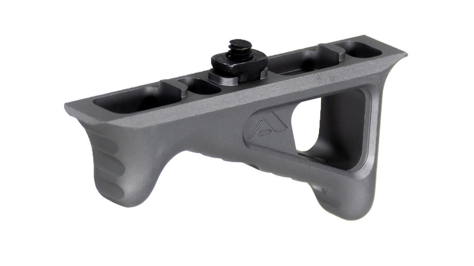 AIM Sports Inc M-LOK Angled Fore Grip/Hand Stop, Anodized Gray, 810099631104