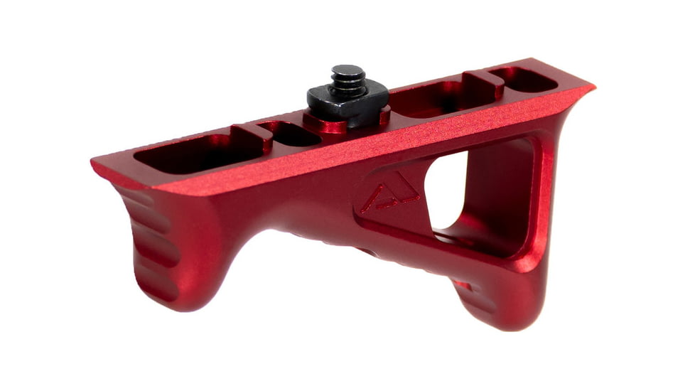 AIM Sports Inc M-LOK Angled Fore Grip/Hand Stop, Anodized Red, 810099631098