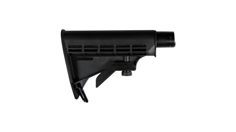 AIM Sports Inc M4 Style 6 Pos Collapsible Stock, Black, ARSTKC-A
