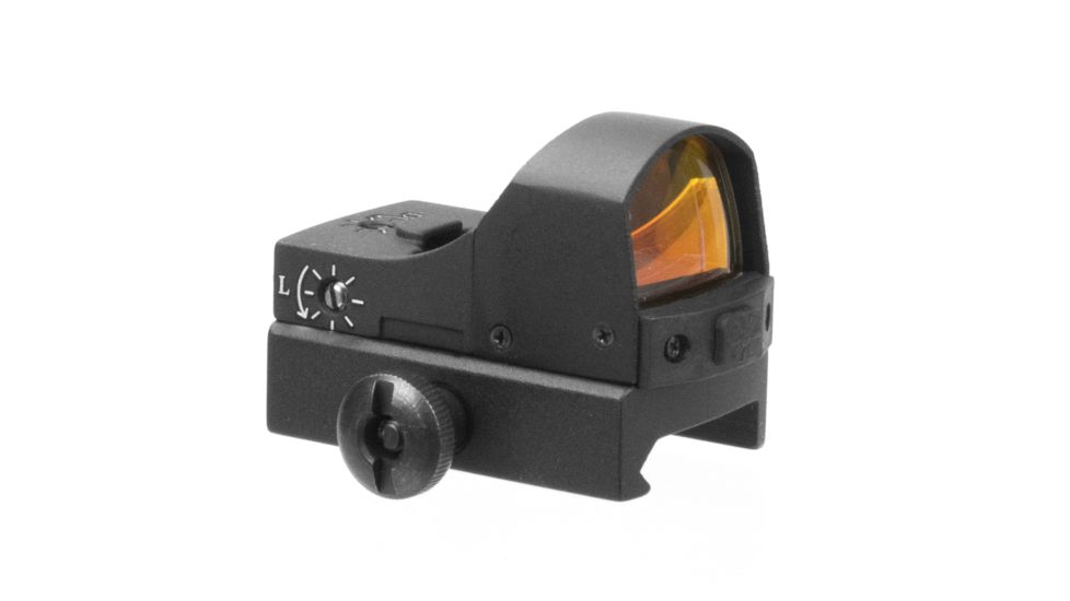 AIM Sports Inc Sub-compact 1x24mm Red Dot Reflex Sight, 3.5 MOA Dot Sight, Aircraft Grade Aluminum, Black, RT5-P1, EDEMO1