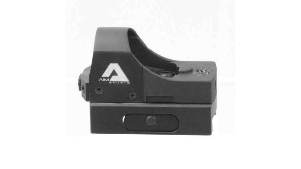 AIM Sports Inc Sub-compact 1x24mm Red Dot Reflex Sight, 3.5 MOA Dot Sight, Aircraft Grade Aluminum, Black, RT5-P1, EDEMO1