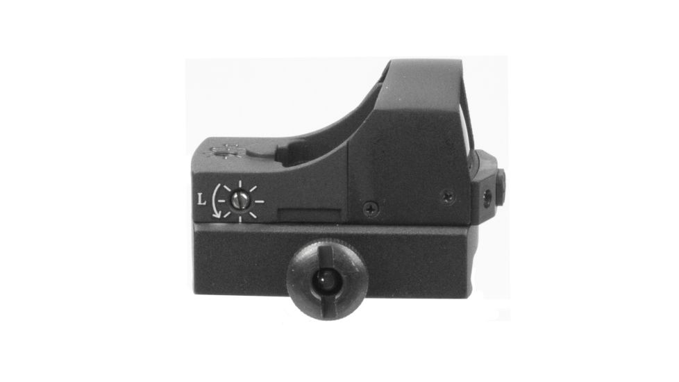 AIM Sports Inc Sub-compact 1x24mm Red Dot Reflex Sight, 3.5 MOA Dot Sight, Aircraft Grade Aluminum, Black, RT5-P1, EDEMO1