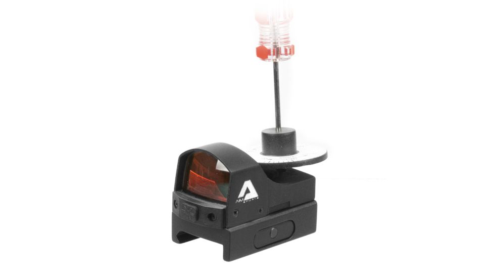 AIM Sports Inc Sub-compact 1x24mm Red Dot Reflex Sight, 3.5 MOA Dot Sight, Aircraft Grade Aluminum, Black, RT5-P1, EDEMO1