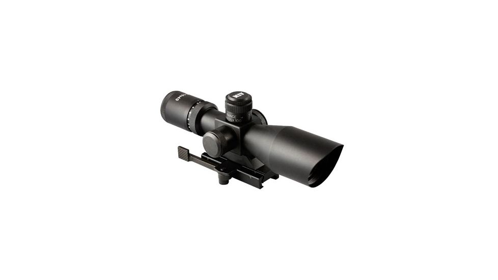 Aim Sports JTSDP251040G Tact Compact 2.5-10x 40mm Obj 32.5-8.9 Ft@100 Yds Blk P4