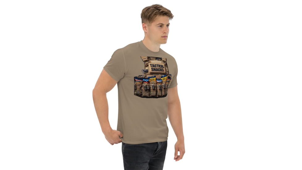 Aimcise Tactical Snacks Chest Rig Tee - Tan, 701337815810