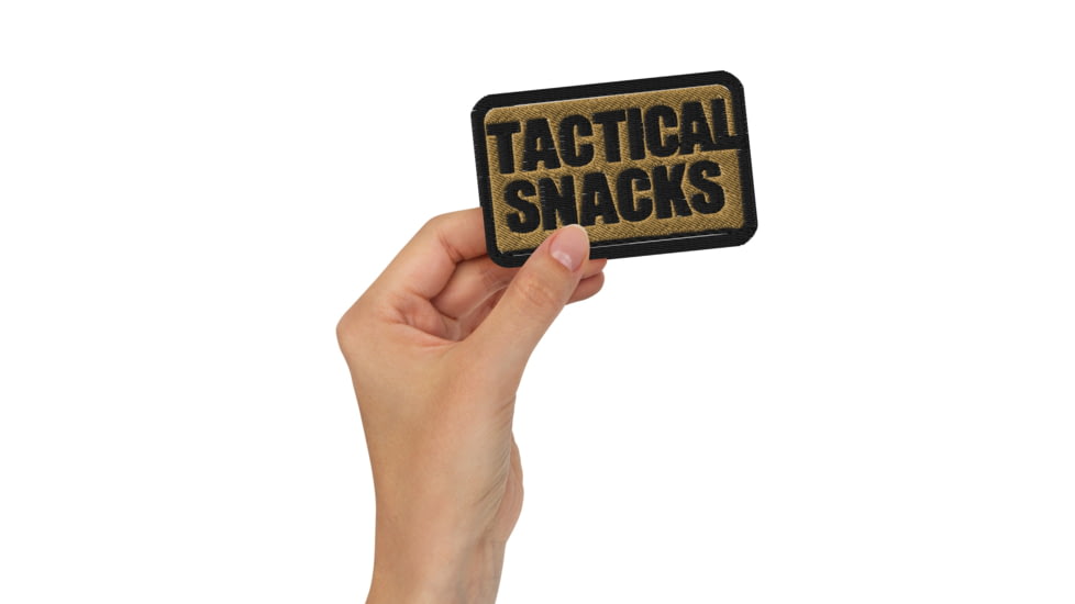Tactical Snacks Tactical Snacks Morale Patch, TS-PATCH-TAN-PVC