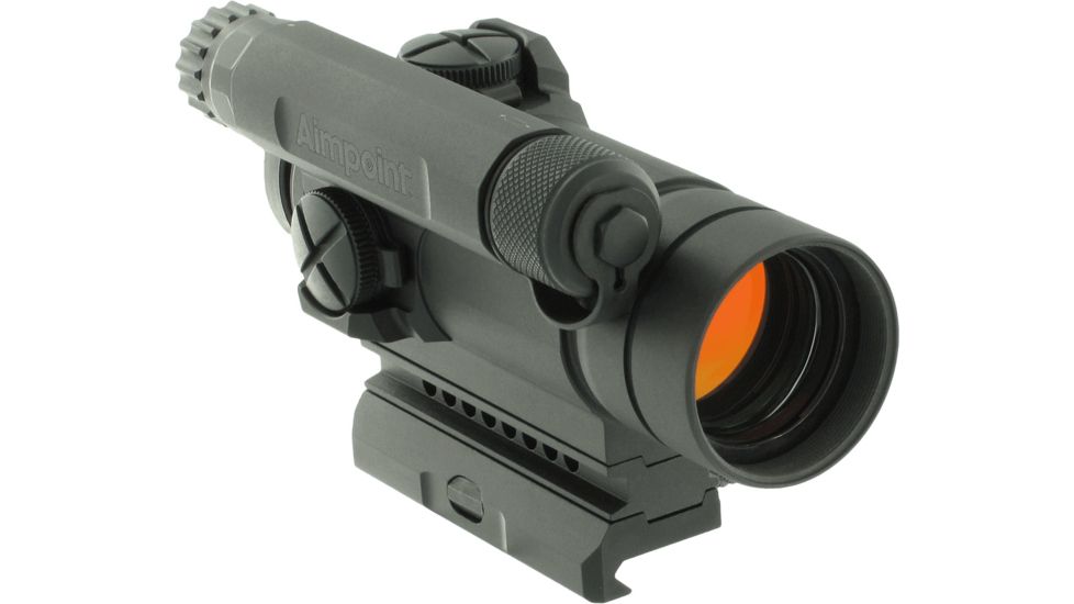 Aimpoint CompM4 Red Dot Reflex Sight, 2 MOA Dot Reticle, Black, Semi Matte, Anodized, 11972