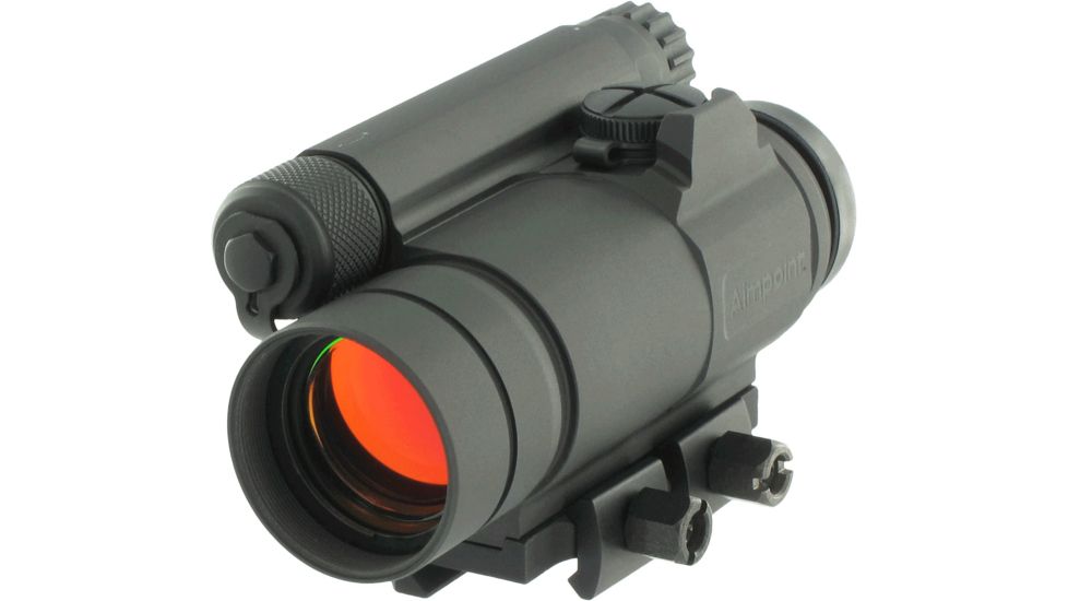 Aimpoint CompM4 Red Dot Reflex Sight, 2 MOA Dot Reticle, Black, Semi Matte, Anodized, 11972