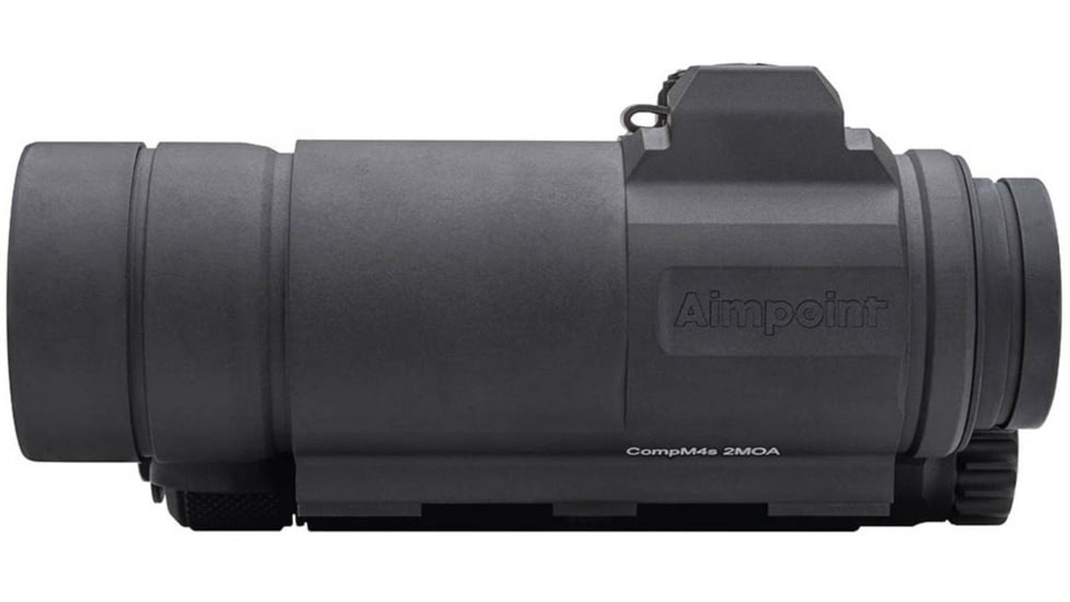 Aimpoint CompM4s Red Dot Reflex Sight Without Mount, 2 MOA Dot Reticle, Black, Semi Matte, Anodized, 12308