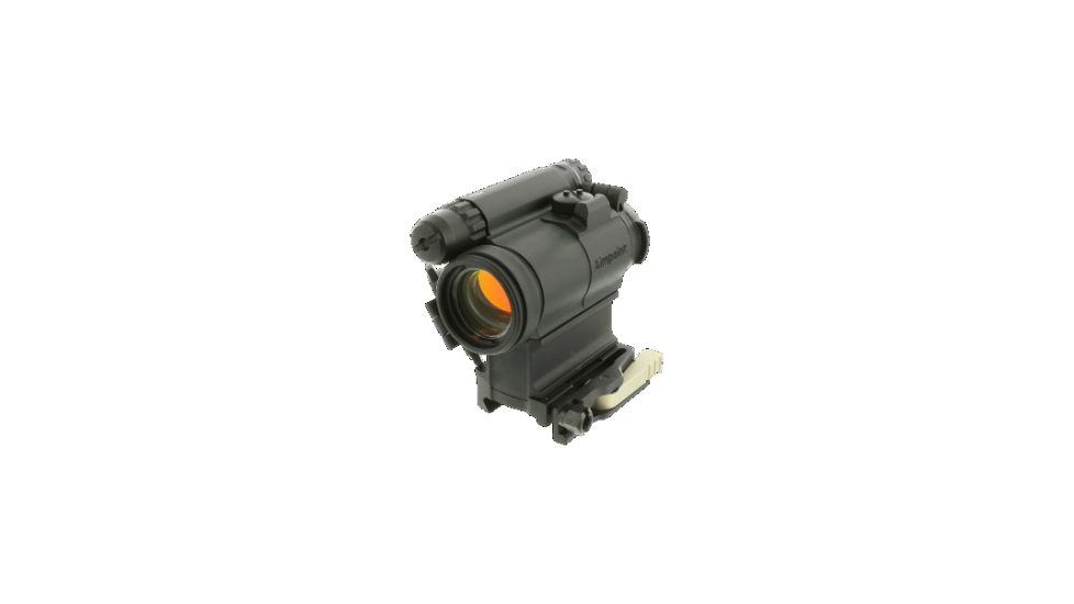 DEMO, Aimpoint CompM5 Red Dot Reflex Sight, 2 MOA Dot Reticle, w/ LRP Mount & Spacer, Black, Semi Matte, Anodized, 200386