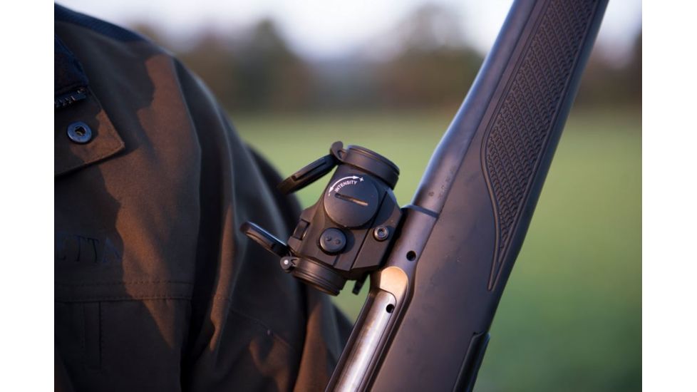 Demo, Aimpoint Micro H-2 Red Dot Reflex Sight, 2 MOA Dot Reticle, w/ LRP Mount &amp; Spacer, Black, Semi Matte, Anodized, 200211-DEMO