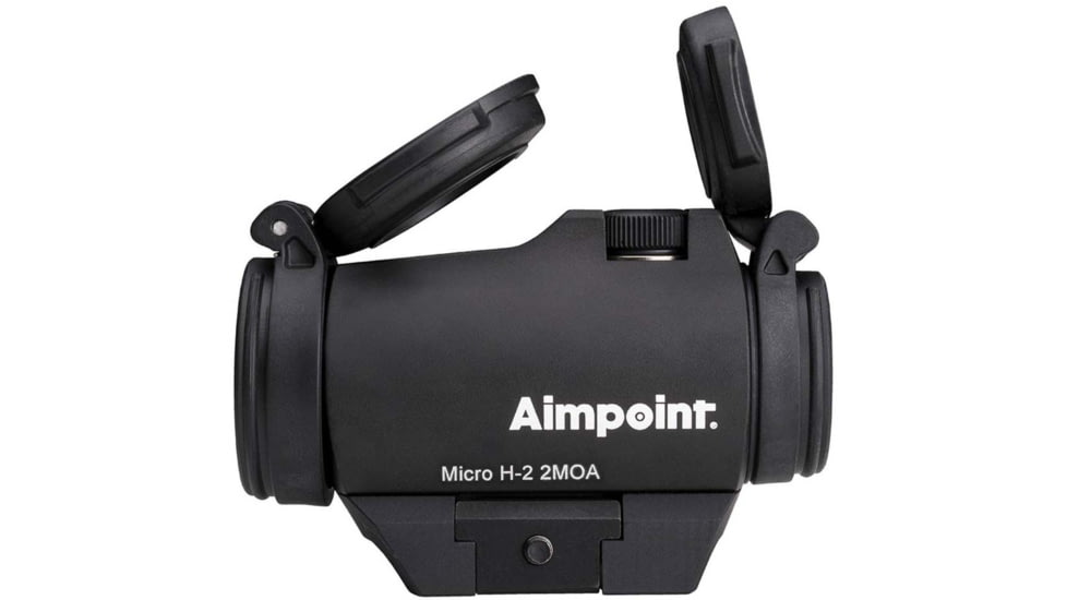 Aimpoint Micro H-2 Red Dot Reflex Sight, 2 MOA Dot Reticle, w/ Picatinny Mount, Black, Semi Matte, Anodized, 200185