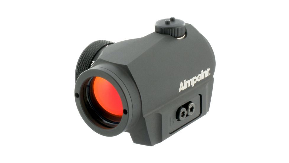 Aimpoint Micro S-1 Red Dot Reflex Sight, 6 MOA Dot Reticle, Black, Semi Matte, Anodized, 200369