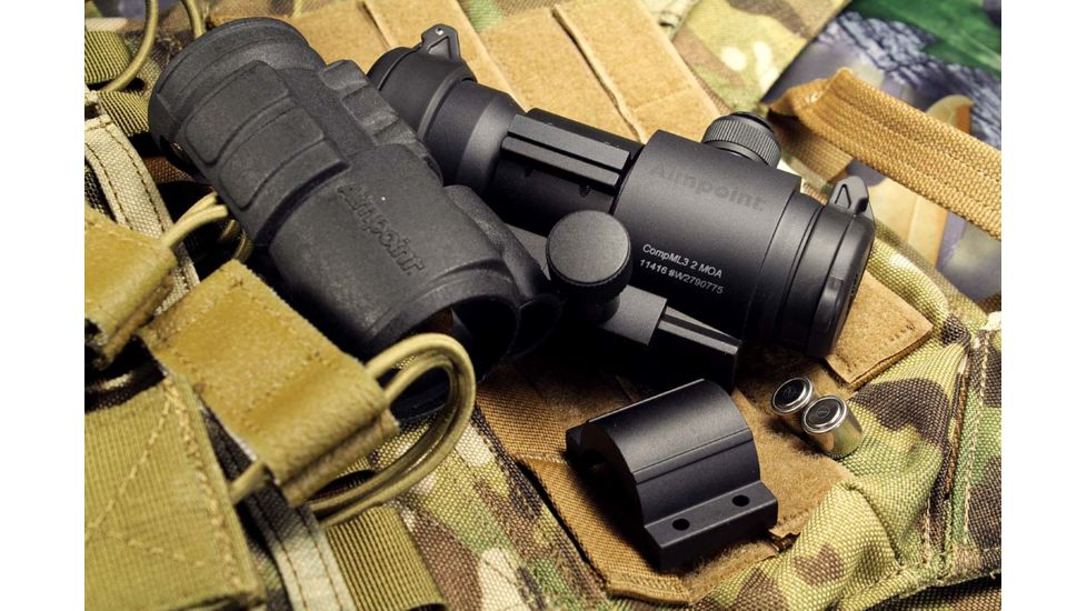 Aimpoint Comp ML3 2 MOA Red Dot Sight Special Value Kit, Black 12930