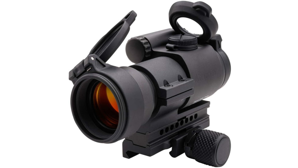 Aimpoint PRO - Patrol Rifle Optic - Red Dot Reflex Sight, 2 MOA Dot Reticle, 1x38mm, w/ QRP2 Mount &amp; Spacer, Black, Semi Matte, Anodized, 12841