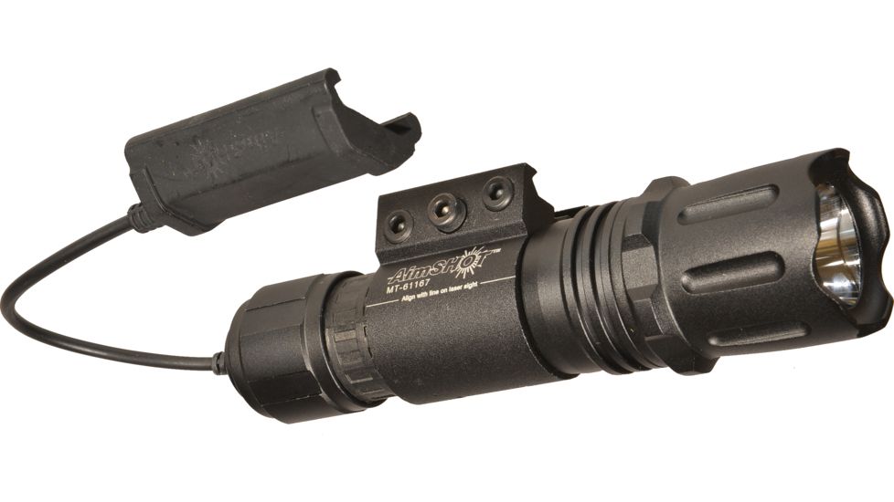 AimShot 550 Lumen Cree LED Flashlight Kit with Mounts, Rail Mounted Pressure Switch, TX-860