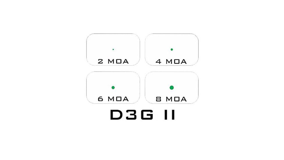 AimShot D3G Gen II Compact Reflex Sight, Green Multi Dot, D3G-GEN-II
