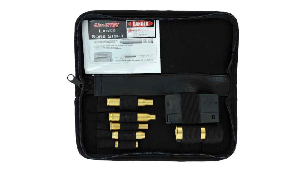 AimSHOT Green Laser Rifle Bore Sight kit, Brass KT-RIFLE-G