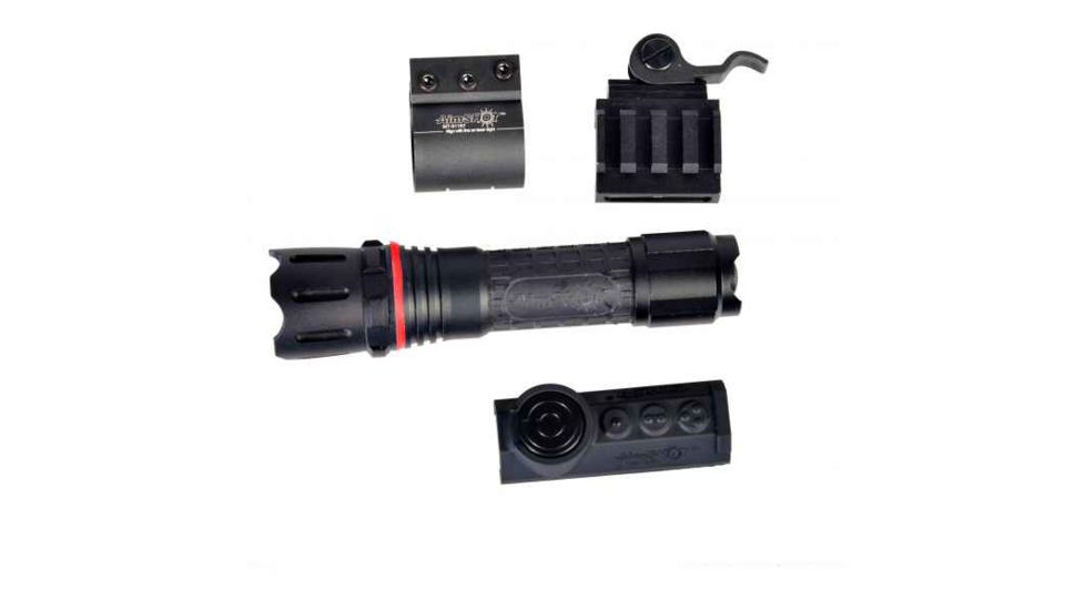 AimSHOT Infrared Wireless Tactical Flashlight Kit with Quick Release Rail Mount, Black TX890-IR