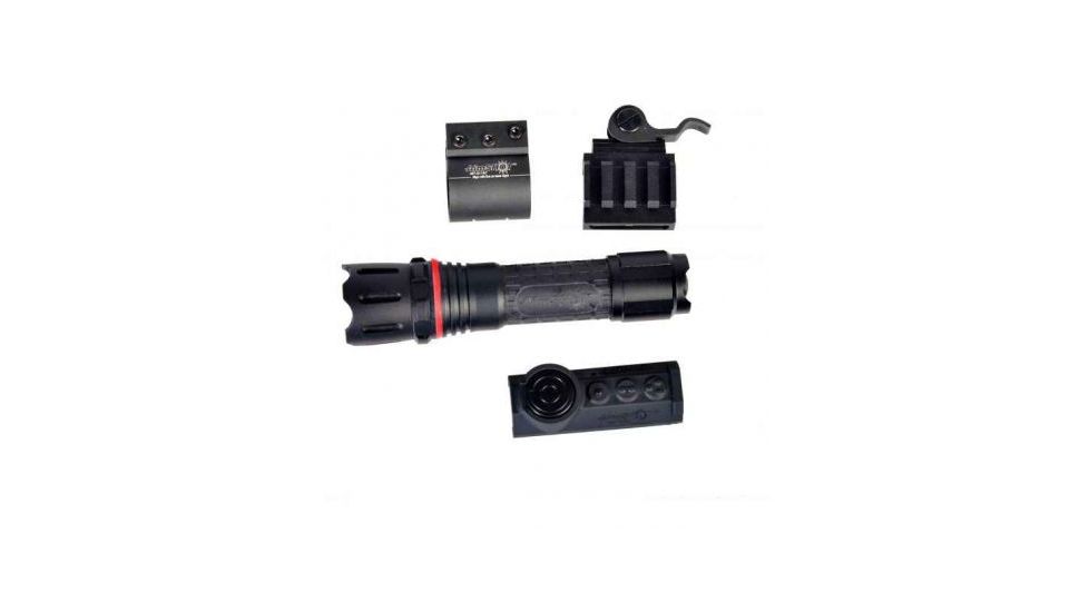 AimSHOT Infrared Wireless Tactical Flashlight Kit with Quick Release Rail Mount, Black TX890-IR