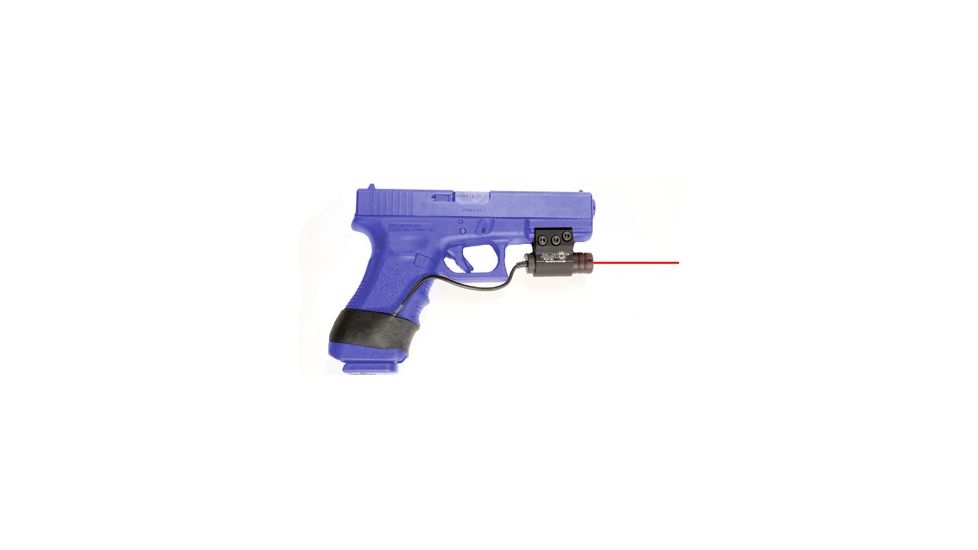 Aimshot Red Laser Sight w/ Rail Mount System &amp; Button - Pistols, Black 6132B