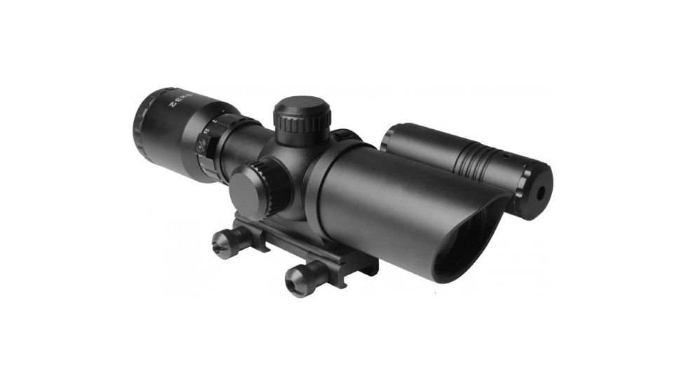 AimSports 1.5-5X32 Dual Ill. Scope /Duplex Reticle, Black JSDG15532G