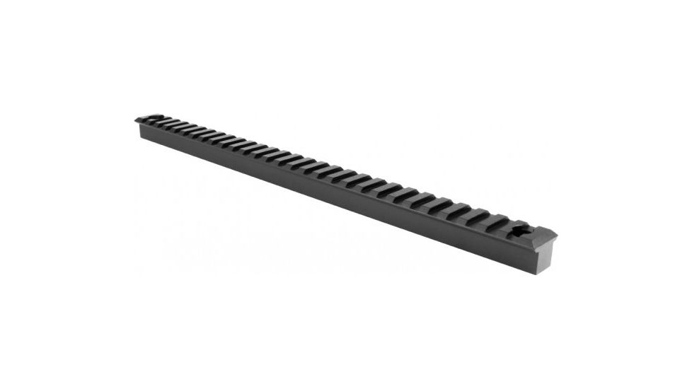 AimSports 12in. X 0.64in. Uncut Rail, Black MB1264