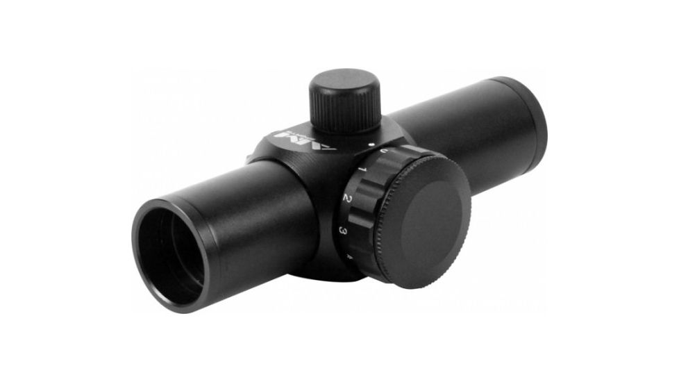 AimSports 1X25 Mini Illuminated Red Dot, Black RTM125